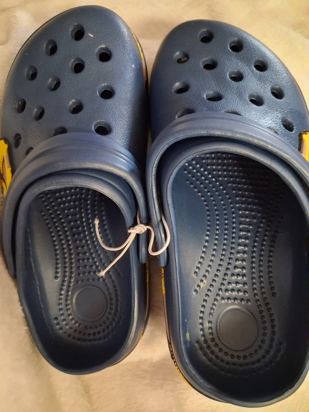 Kids Navy Blue Slip-On Clogs - Comfortable Everyday Shoes